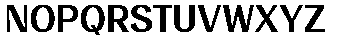 Vegora Bold Font UPPERCASE