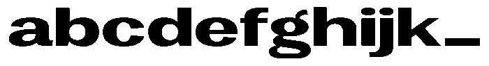 Vegora Extra Bold Extra Expanded FONT