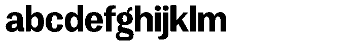 Vegora Extra Bold Semi Condensed FONT