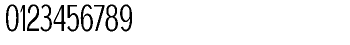 Vegora Extra Condensed Font OTHER CHARS
