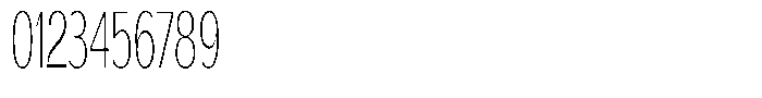 Vegora Extra Light Ultra Condensed Font OTHER CHARS