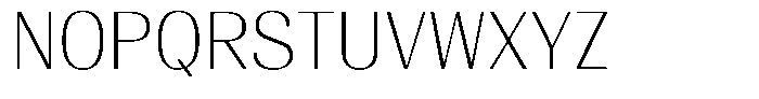 Vegora Extra Light Font UPPERCASE