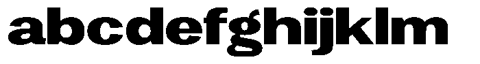 Vegora Heavy Expanded FONT