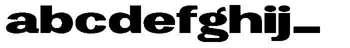 Vegora Heavy Extra Expanded FONT