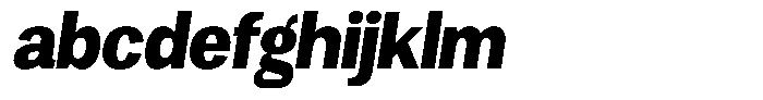 Vegora Heavy Semi Condensed Slant FONT