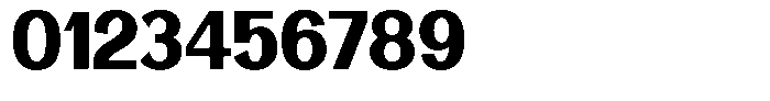 Vegora Heavy Semi Condensed Font OTHER CHARS