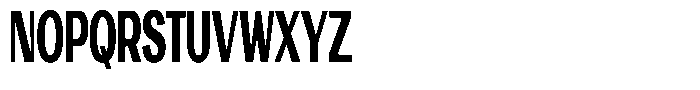 Vegora Heavy Ultra Condensed Font UPPERCASE