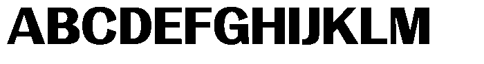 Vegora Heavy Font UPPERCASE