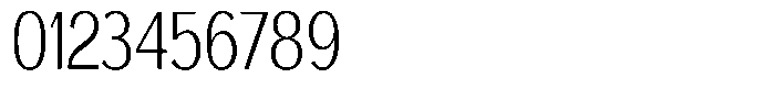 Vegora Light Condensed Font OTHER CHARS