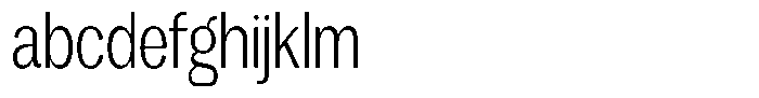 Vegora Light Condensed FONT