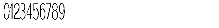Vegora Light Ultra Condensed Font OTHER CHARS
