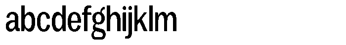 Vegora Medium Condensed FONT