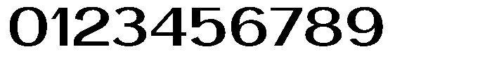 Vegora Medium Expanded Font OTHER CHARS