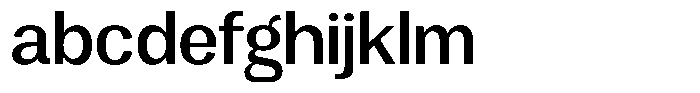 Vegora Medium FONT