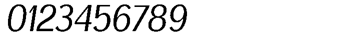 Vegora Semi Condensed Slant Font OTHER CHARS