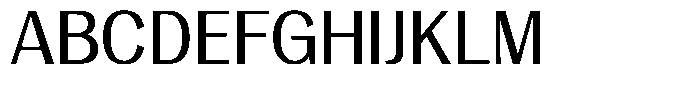 Vegora Var Heavy Ultra Condensed Font UPPERCASE