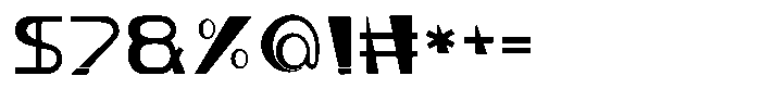 Vegraf Font OTHER CHARS