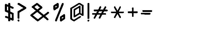 Veiner Font OTHER CHARS