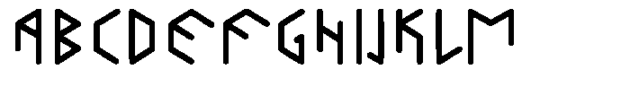 Veiner Font UPPERCASE