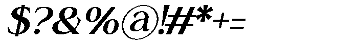 Vekota Realies Italic Font OTHER CHARS