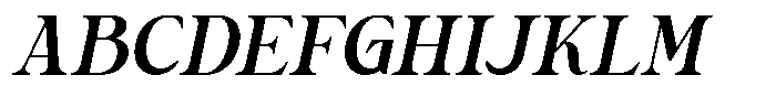 Vekota Realies Italic Font UPPERCASE