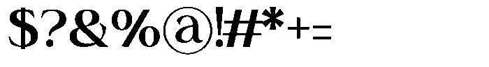 Vekota Realies Regular Font OTHER CHARS