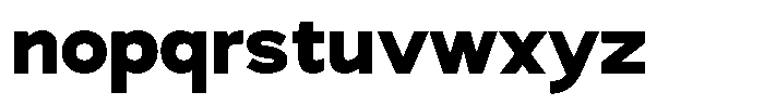 Velantra Black Font LOWERCASE