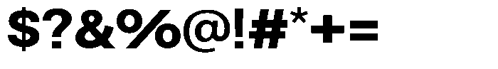 Velantra Extra Bold Font OTHER CHARS