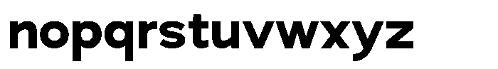 Velantra Extra Bold Font LOWERCASE