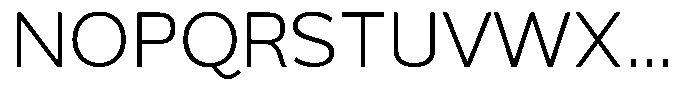 Velantra Light Font UPPERCASE