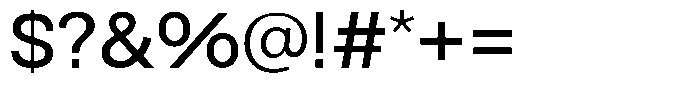 Velantra Medium Font OTHER CHARS