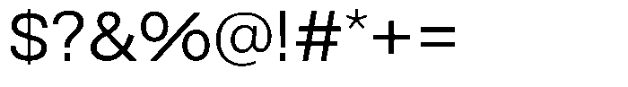Velantra Regular Font OTHER CHARS