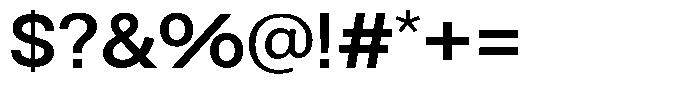 Velantra Semi Bold Font OTHER CHARS