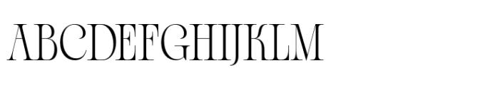 Velaria Crest Light Narrow Font UPPERCASE