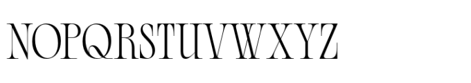 Velaria Crest Light Narrow Font UPPERCASE