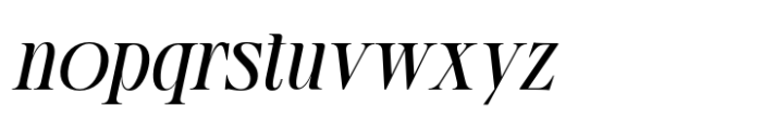 Velcan Italic Font LOWERCASE