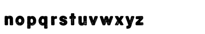 Veld Sans Black Distressed Font LOWERCASE