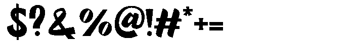 Veldorn Font OTHER CHARS