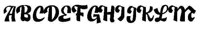 Veldorn Font UPPERCASE