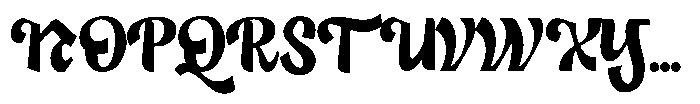 Veldorn Font UPPERCASE