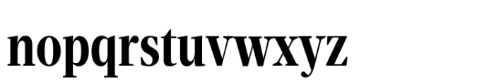 Velino Compressed Headline Bold Font LOWERCASE