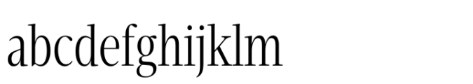 Velino Compressed Headline Light Font LOWERCASE