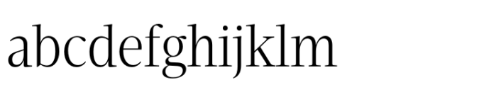 Velino Condensed Headline Light Font LOWERCASE