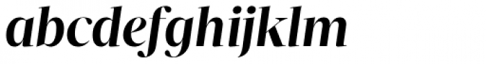 Velino Display Bold Italic Font LOWERCASE