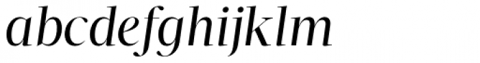 Velino Display Book Italic Font LOWERCASE