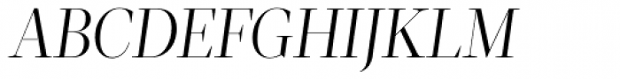 Velino Display Light Italic Font UPPERCASE