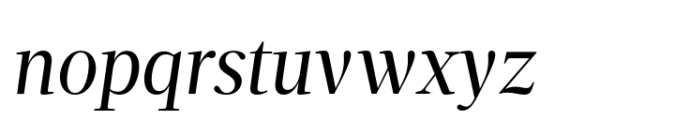 Velino Headline Book Italic Font LOWERCASE