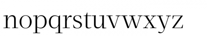 Velino Headline Light Font LOWERCASE