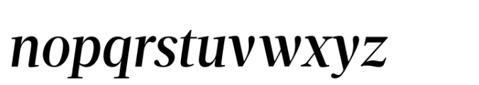 Velino Headline Medium Italic Font LOWERCASE