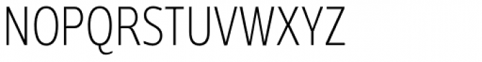 Velino Sans Condensed Thin Font UPPERCASE